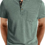 Casual katoenen heren-T-shirt