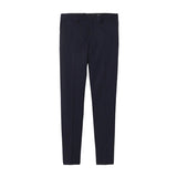 Marineblauwe slim-fit herenpantalon