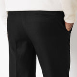 Zwarte slim-fit herenpantalon