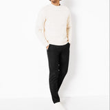 Zwarte slim-fit herenpantalon