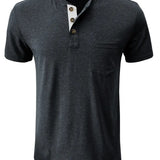 Casual katoenen heren-T-shirt