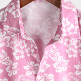 Roze zomeroverhemd voor heren