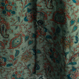 Dirk groen retro paisley herenoverhemd met korte mouwen