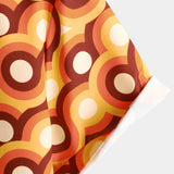 Oranje retro herenoverhemd in jaren-70-stijl