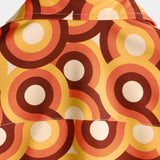 Oranje retro herenoverhemd in jaren-70-stijl