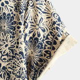 Beige vintage paisley herenoverhemd