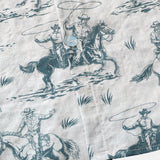 Beige herenoverhemd met paardenprint