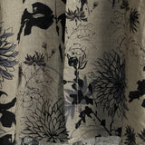 Ivo retro herenoverhemd met korte mouwen en bloemenprint – grijs