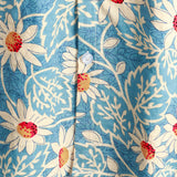 Blauw Hawaïaans herenoverhemd met bloemen
