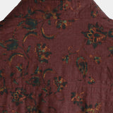 Retro boho herenoverhemd met bloemen