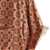 Douwe retro herenoverhemd met korte mouwen – bruin