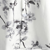 Wit Hawaï-herenoverhemd met bloemen