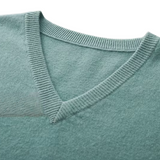 Warme herentrui met V-hals