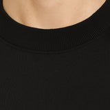 Zwart katoenen heren T-shirt
