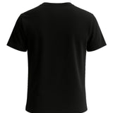 Zwart katoenen heren T-shirt