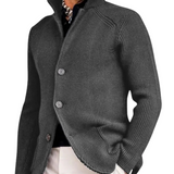 Warm gebreid herenvest