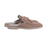 Beige suède herenmuiltjes model Mediterraan