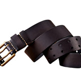 Fons vintage riem met dubbele gesp