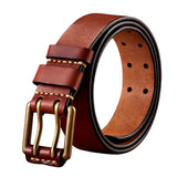 Fons vintage riem met dubbele gesp