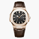 Eppo horloge met leren band