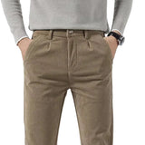 Getailleerde zakelijke herenpantalon