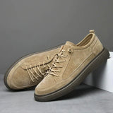 Suède herensneakers