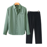 Herenset met overhemd en broek