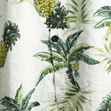 Wit herenoverhemd met ananasprint