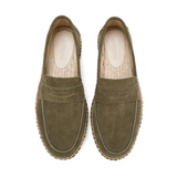 Suède espadrilles voor heren