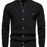 Premium katoenen herenvest