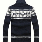 Elegant gebreid herenvest