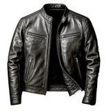 Vintage leren herenjas