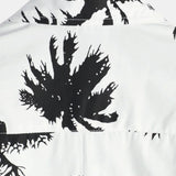 Douwe Hawaïaans herenoverhemd met korte mouwen en bloemenprint – wit
