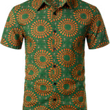 Herenoverhemd met bloemenprint in jaren-70-stijl
