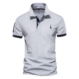 Katoenen herenpolo in diverse kleuren