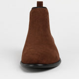Minimalistische bruine chelsea boots voor heren