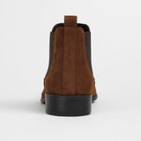 Minimalistische bruine chelsea boots voor heren