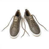 Klassieke leren herensneakers