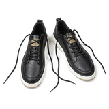 Klassieke leren herensneakers