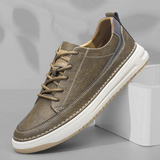 Klassieke leren herensneakers