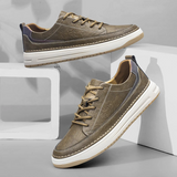 Klassieke leren herensneakers