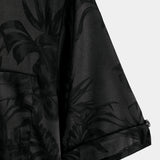 Herenoverhemd met jacquardbloemen
