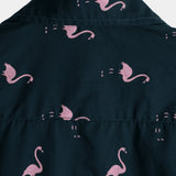 Hawaïaans herenoverhemd met flamingo's