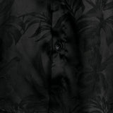 Herenoverhemd met jacquardbloemen