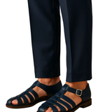 Theo dichte herensandalen met bandje