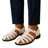 Theo dichte herensandalen met bandje