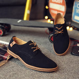 Suède oxfordschoenen voor heren