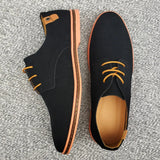 Suède oxfordschoenen voor heren