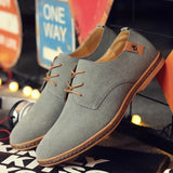 Suède oxfordschoenen voor heren