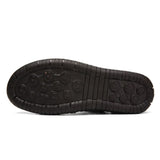 Klassieke leren herensandalen